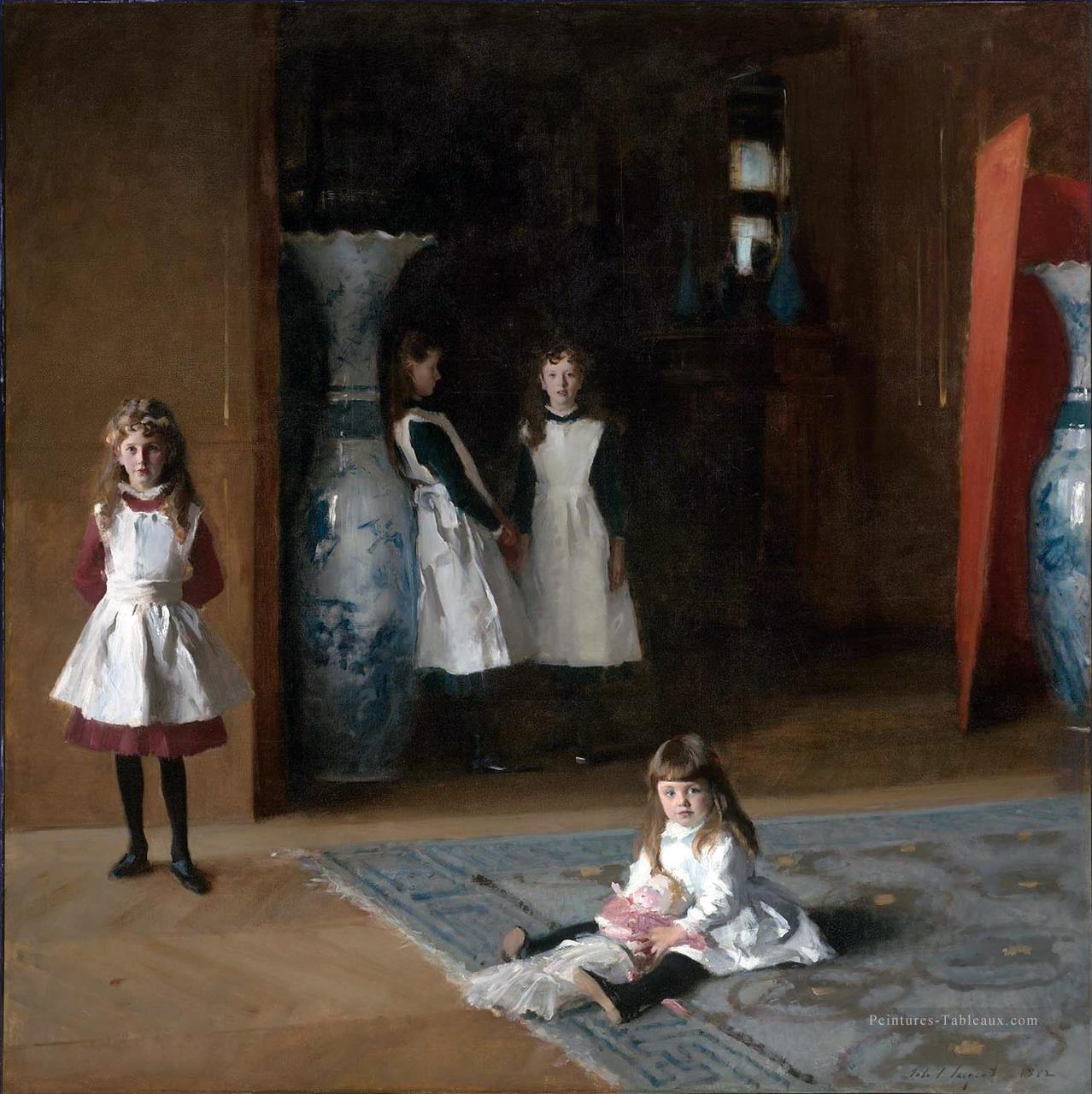 Les filles d’Edward Darley Boit John Singer Sargent Peintures à l'huile